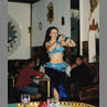 blue belly dance costume pic