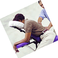 seated corporate massage